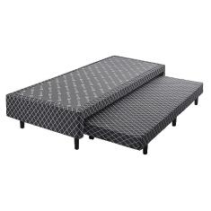 Cama Box com Auxiliar Vila Real Solteiro Estofama