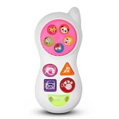 Telefone Musical Baby Phone Bichos c/Som e Luz BR - Pica Pau