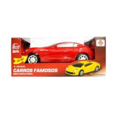 Carrinho Famoso Com Som Luz E Fricção - Lider - Lider Brinquedos