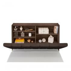 Cabeceira Box Solteiro Isis Chocolate Com Capitonê Marrom