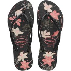 Chinelo Havaianas Slim Organic Preto
