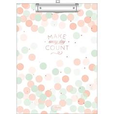 Tilibra - Prancheta A4 Decorada, Soho, com Prendedor Metálico, Multicor