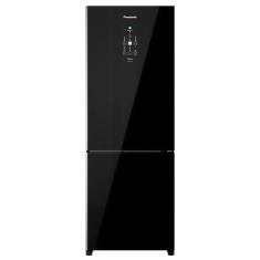 Refrigerador Bottom Freezer Inverter Panasonic de 02 Portas Frost Free com 511 Litros Black Glass - NR-BB71GV7B