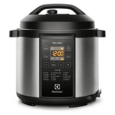 Panela de Pressão Elétrica 6 Litros 1000W 127V - Electrolux, Preto e C