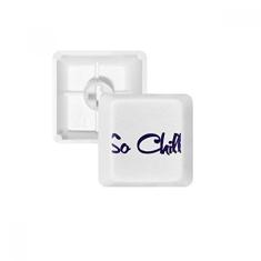 Kit de atualização de teclado mecânico PBT teclado mecânico estiloso So Chill So Cool