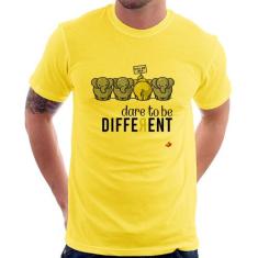 Camiseta Dare To Be Different - Foca Na Moda