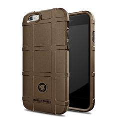 Capa para iPhone 6 Plus/iPhone 6s Plus, proteção robusta, material TPU de fibra de carbono, macio, antiderrapante, antiimpressões digitais, capa totalmente protetora para iPhone 6 Plus/iPhone 6s Plus