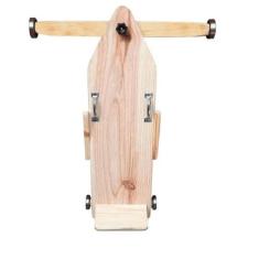 Carrinho De Rolimã Vintage Madeira Brinquedo Madeira Crua - Spezialle 