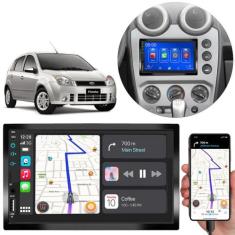 Kit Multimídia MP5 Fiesta 2005-2012 7 Pol Android-Auto Carplay - E-Con