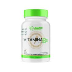 Vitamina B5 5,7mg 30 Cápsulas - Avanti Supplements