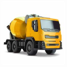 Caminhão Brutale Betoneira - Roma Brinquedos, Amarelo