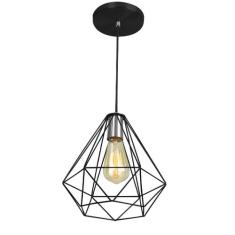 Pendente Diamante Aramado Grande Preto - MARRYLUZ