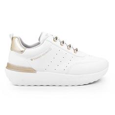 Ramarim Tênis Casual Jogger Branco Cano Baixo Cadarço Liso Mulheres Jovens Adultos Profissionais Sapato Desportivo Tênis