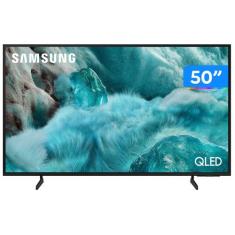 Smart TV 50" Samsung 4K QLED QN50Q7FAAGXZD Tizen Q4 AI 3 HDMI, 50"
