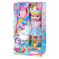Boneca Babys Collection Unicórnio Super Toys