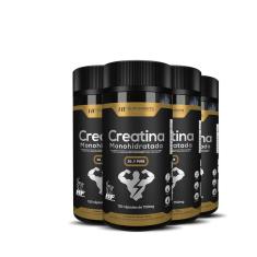 4X Creatina Monohidratada 3G Pure 120Caps Hf Suplementos