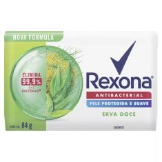 Sabonete em Barra Rexona Antibacterial Erva-doce 84g