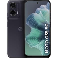 Smartphone Motorola Moto G35 5G 128GB Tela 6.7" 1.000NITS 12GB RAM Boost Câmera 50MP Selfie 16MP - Grafite