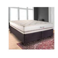 Cama Box Baú Queen Herval Haarlem, Molas Ensacadas, 76 x 158 x 198 cm