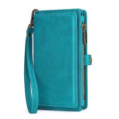 Carteira PU Capa de telefone de couro portátil para iPhone 6 6S 7 8 Plus X XS XR XSMax SE2020 11 12 13 14 Mini Pro ProMax, azul, para iPhone 12Pro