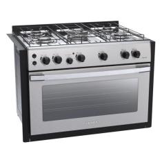 Fogao A Gas De Embutir 5 Bocas Venax Gaudi Platinum Gii Inox