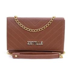 Bolsa Zetille Festa Transversal Clutch Bordado Clean Feminina-Feminino