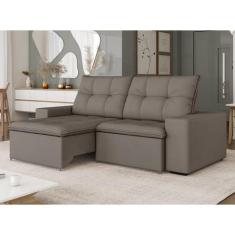 Sofá para Sala de Estar Retrátil e Reclinável Damasco - Lumalar