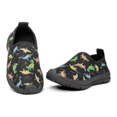 Tênis Infantil Calce Facil Leve Confortável Dinossauro - Estilo Favori