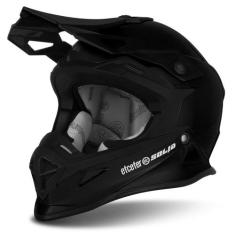Capacete Esportivo Enduro Profissional Motocross Solid Trilha Off Road