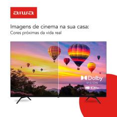 Smart TV AIWA 55” Android 4K Borda Ultrafina Dolby Vision&Atmos AWS-TV-55-BL-01-A