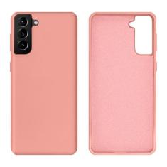 Capinha para Galaxy S21 Plus Silicone Aveludado - GCM, Rosa