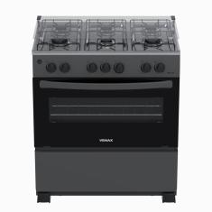 Fogao a Gas 6 Bocas Venax Picasso GIII Grafite
