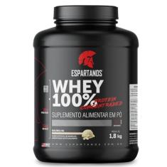 Whey Protein Concentrado 100% Pure Baunilha 1800g WPC 80 - Espartanos