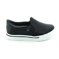 Tênis Slip on Via Marte Napa Flower 016-009-01 -Feminino