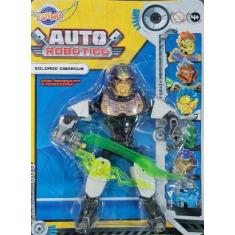 Boneco Soldado Ciborgue Auto Robótico Poseable Colecionável - Toyng, M