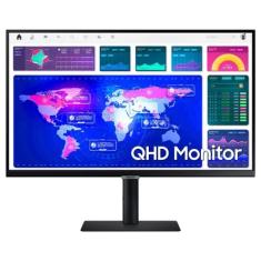 Monitor Samsung ViewFinity S6, 27p, QHD, Tela Plana, 75Hz, 5Ms, HDMI, DP, USB-C, FreeSync, Game Mode