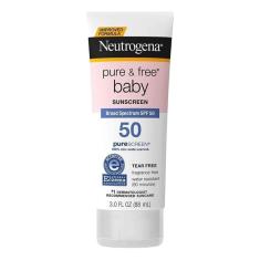 Protetor Solar Neutrogena Pure & Free Baby 50 Spf 88Ml