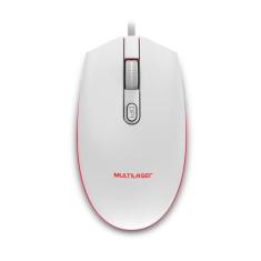 Mouse Usb Gamer Led 7 Cores 2400Dpi Branco - Multilaser