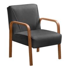 Poltrona Decorativa Anita Cadeira Moderna Sala Recepção Bella Decor