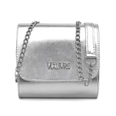 Bolsa Pequena Feminina Alça Corrente e Costura Reforçada