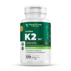 Vitamina K2 Mk-7 500mg 120 Cápsulas Menaquinona 7 Econômica