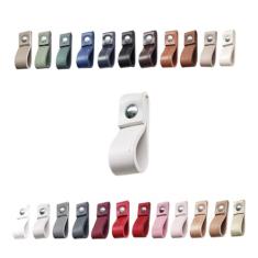 Kit com 04 Puxadores Doba Parafuso para Móveis Armário Guarda Roupa Gaveta Porta Baús Caixas Bandeja Cesto Tábua - Cor Textura de Couro…