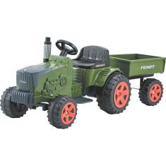 Tratorzinho Eletrico Biemme Fendt com Caçamba Retro 6V Verde