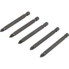 Jogo de Bits Ponteira Pozidrive com Encaixe 1/4" Nº 2X75mm - Vonder