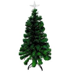 Árvore De Natal Fibra Óptica Efeito Cachoeira 90Cm A090