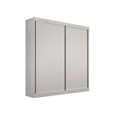 Guarda Roupa Solteiro 2 Portas 3 Gavetas - São Paulo-Branco - Leifer M