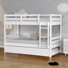 Treliche Solteiro Eco Madeira Maciça Branco