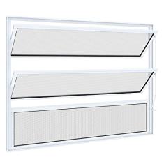 Janela Basculante sem Grade Riobras Alumínio 80cmx60cm Branco