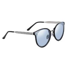 Óculos Aofly AF8280 marca redonda polarizada óculos de sol feminino moda designer luxo gradiente lente óculos de sol para senhoras óculos uv400 (Azul)