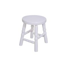 Banqueta Baixa 30cm Dalas Casatema Branco